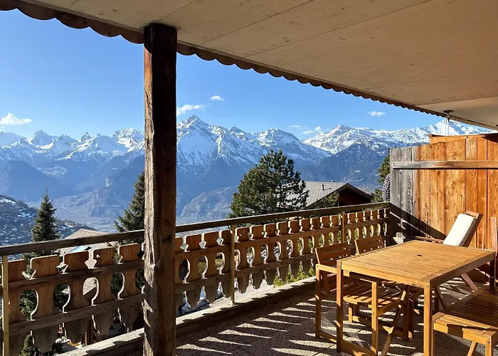 Lejlighed D'une Avec Vue Imprenable - Veysonnaz