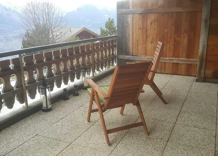 D'une Avec Vue Imprenable - Lejlighed Veysonnaz