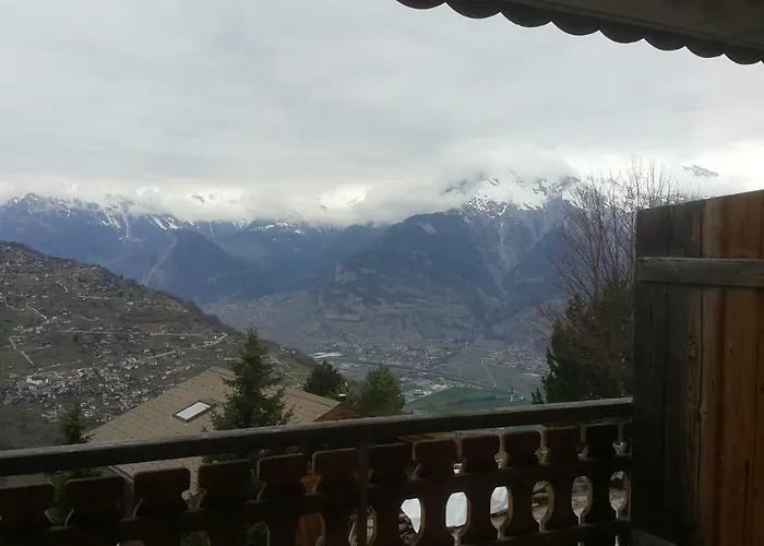 D'une Avec Vue Imprenable - Lejlighed Veysonnaz