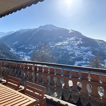 Apartman D'une Avec Vue Imprenable - Veysonnaz