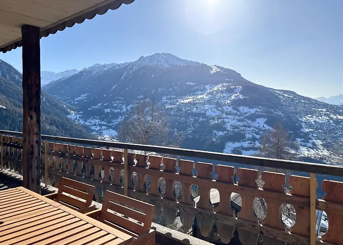 Apartman D'une Avec Vue Imprenable - Veysonnaz