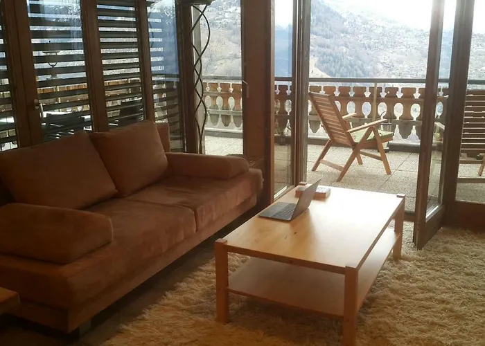 Apartman D'une Avec Vue Imprenable - Veysonnaz